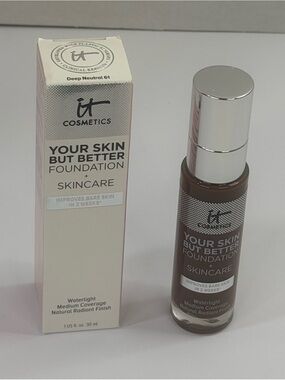 61 Deep Neutral IT Cosmetics Your Skin But Better Foundation 1 oz NIB